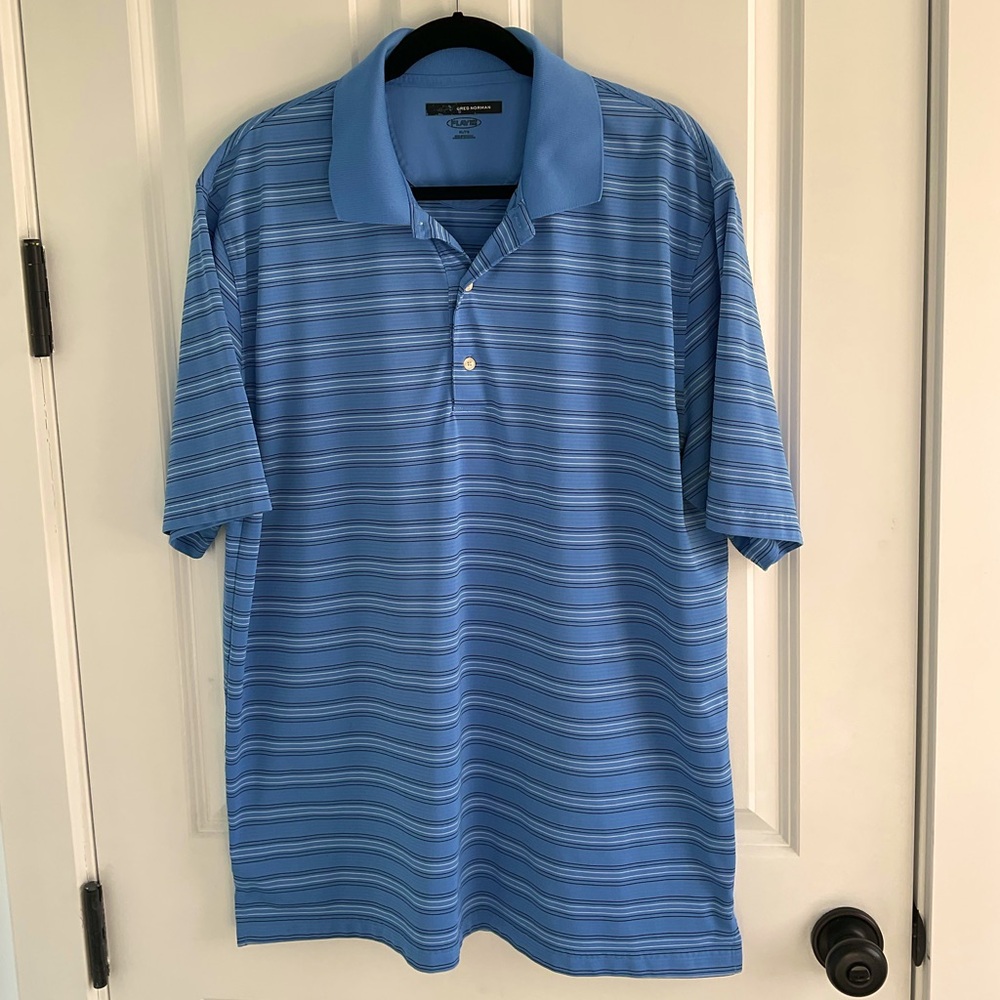 Men’s Greg Norman Play Dry polo golf shirt